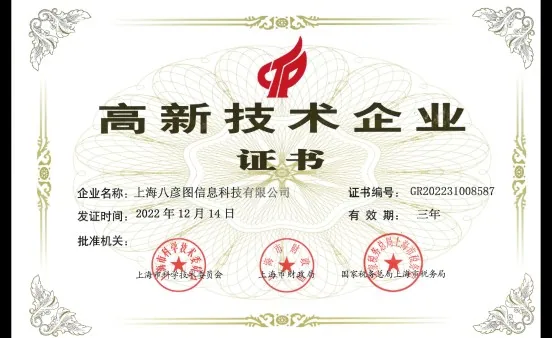 High-Tech Enterprise Certificate